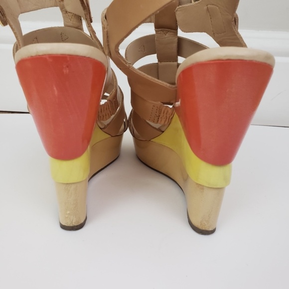 DVF Oceana Wedge Platform Sandals - Picture 4 of 9